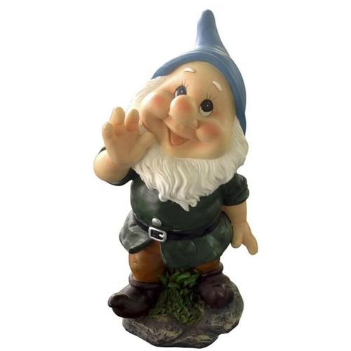 Gartenfigur Zwerg mit Himmelshut 16×13,5x28H