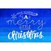 The Holiday Aisle® Merry Little Christmas Dots & Ombre - Wrapped Canvas Textual Art Metal | 32 H x 48 W x 1.25 D in | Wayfair
