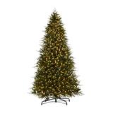 Camden Artificial Christmas Tree with Lights, Prelit Christmas Tree, Feet Hinged Pine Christmas Trees with Tips and Lights