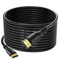 4K HDMI 40FT Cable (HDMI 2.0 18Gbps) Ultra High Speed Gold Plated Connectors Ethernet Audio Return Video 4K FullHD1080p 3D Arc Compatible with UHD TV Monitor Laptop Xbox PS4/PS5 ect