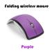 Fysho 2.4G Wireless Mouse Foldable Computer Mouse Mini Travel Notebook Mute Mouse USB Receiver for Laptop PC