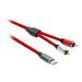 USB C to 2 RCA Audio Cable Type-C RCA Cable 2rca Plug USB-C Audio Line for Home Theater Amplifier DVD TV Speaker - 1 Meter