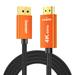 DP Displayport to HDMI Adapter Cable 6FT 4K@60Hz Ixever Display Port to HDMI Cable Cord UHD 4K for Monitor Projector DP to HDTV