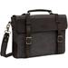 QWZNDZGR Messenger Bag for Men Vintage Canvas Leather Canvas Laptop Satchel Shoulder Bag Business Briefcase