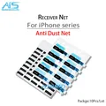 Ruban adhésif anti-poussière pour haut-parleur 10 pièces/lot pour iPhone X XS Poly 11 11Pro 12 Pro