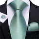 Hommes aught bleu vert nouveauté mariage aught pour hommes Hanky boutons de manchette injMen aught