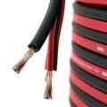 25 Ft 18 Gauge AWG Speaker Wire Cable Car Home Audio 25 Black and Red Zip Wire DS18