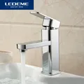 LEDEME robinet mitigeur de lavabo finition laiton carré robinets de lavabo robinets de cascade