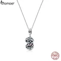 Bamoer – collier en argent Sterling 925 avec pendentif en forme de cœur chaîne de cou en Zircon