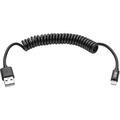 Tripp Lite-1PK Tripp Lite Lightning Connector Usb Coiled Cable - 4 Ft Lightning/Usb Data Transfer Cable For Desktop