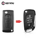 KEYYOU – coque de clé télécommande pour voiture étui modifié pour Peugeot 307 408 308 Partner