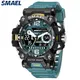 SMAEL – montre de sport étanche 50m pour homme modèle militaire affichage numérique 8072 double