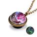 Kayannuo Christmas Clearance Necklace Luminous Double-sided Dome Planetary Necklace Pendant Luminous Double-sided Ball Universe Couple Chain Luminous Souvenir Couple Necklace