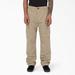 Dickies Men's Eagle Bend Relaxed Fit Double Knee Cargo Pants - Desert Sand Size 34 X 32 (WPR24)