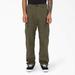 Dickies Men's Eagle Bend Relaxed Fit Double Knee Cargo Pants - Military Green Size 32 (WPR24)