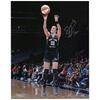 Sabrina Ionescu New York Liberty Autographed 16" x 20" Shooting in Black Jersey Photograph