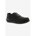 Men's Miles Casual Shoes by Drew in Black Nubuck Leather (Size 16 4W)