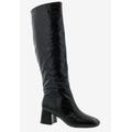 Women's Remi Boots by Bellini in Black Crinkle Metallic (Size 8 M)