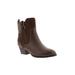 Wide Width Women's Reese Booties by Ros Hommerson in Brown (Size 9 1/2 W)