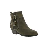 Wide Width Women's Raya Booties by Ros Hommerson in Olive (Size 9 W)