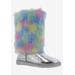 Women's Hype Boots by Bellini in Silver Multi (Size 6 1/2 M)
