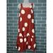 Anthropologie Dresses | Nwot Anthropologie Michaela Deep Red White Polka-Dot Sleeveless Midi Dress Small | Color: Red/White | Size: S