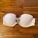 Victoria's Secret Swim | Like New Victoria’s Secret Strapless Bling Bikini Top Size 36c | Color: Gold/White | Size: 36c