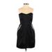 BCBGeneration Cocktail Dress - Sheath: Black Print Dresses - Women's Size 2
