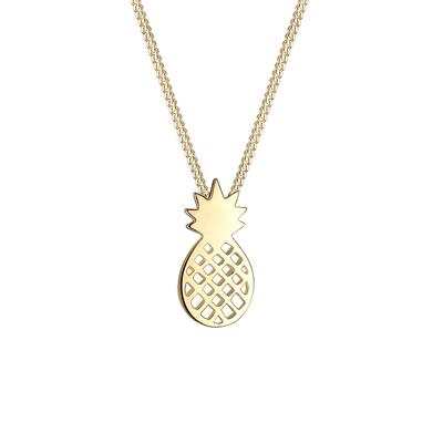 Elli - Ananas Frucht 925 Sterling Silber Ketten 1 ct Damen