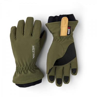 Hestra - Kid's Czone Pluto 5 Finger - Handschuhe Gr 4 oliv
