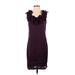 Kenneth Cole REACTION Cocktail Dress - Sheath: Purple Dresses - Women's Size 2