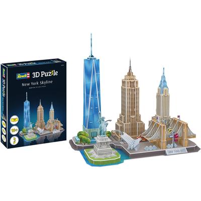 3D-Puzzle REVELL "New York Skyline" Puzzles bunt Kinder