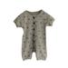 JDEFEG Boys Winter Clothes Size 8 Baby Girls Boys Floral Cotton Summer Short Sleeve Romper Jumpsuit Clothes Tee 12M Onesies for Baby Boy Cotton Dark Gray 66