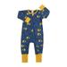 JDEFEG Toddler Boy 24 Months Clothes Zip Sleep Cotton Romper Jumpsuit One-Piece Pajamas Printed Romper Outfits Boys Baby Girls Front Clothing Play Boys Romper&Jumpsuit Shorts Boys 4 6 Cotton Blue 80