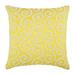 Decorative Pillow Covers Yellow Decorative Pillowcase 16x16 inch (40x40 cm) Silk Couch Throw Pillow Covers Abstract Pattern Scrolls Beaded Modern Decorative Sofa - Yellow Flavor