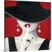 Great BIG Canvas | Haute Chapeau Rouge I Canvas Wall Art - 24x24