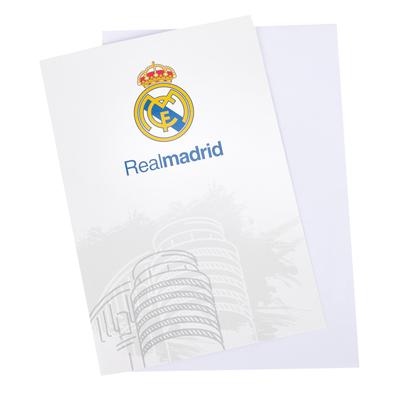 Real Madrid A4 Greeting Card Image