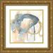 Vess June Erica 12x12 Gold Ornate Wood Framed with Double Matting Museum Art Print Titled - Liquid Blueprint V