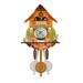 Pianpianzi Time Clock for Kids Behavior Timer Sand 2 Minutes Concentration Timer Clock Cuckoo Clock Wooden Clock Wall Clock Retro Living Room Chime Alarm Clock