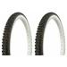 Tire set. 2 Tires. Two Tires Duro 26 x 2.10 Black/White Side Wall HF-107. Bicycle Tires bike Tires beach cruiser bike Tires cruiser bike Tires