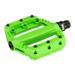 SDG Components Slater Platform Pedals Body: Nylon Spindle: Cr-Mo 9/16 Green Pair