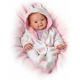 The Ashton - Drake Galleries Savana So Truly RealÂ® Lifelike Baby Girl Doll Realistic Weighted Fully Poseable with Soft RealTouchÂ® Vinyl Skin by Revered Master Doll Artist Ping Lau 18 -Inches