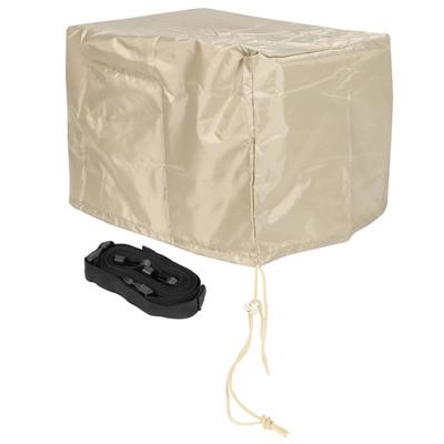 Air Conditioner Cover 17x12x13 Inches Oxford Cloth Waterproof Beige