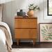 Middlebrook Mid-Century Modern Detailed Solid Wood Nightstand