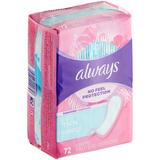 Always Thin No Feel Protection Daily Liners Regular Absorbency Scented - 72  ea