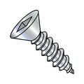 8-18X3/4 Square Flat Self Tapping Screw Type A B Fully Threaded Zinc (Pack Qty 10 000) BC-0812ABQF