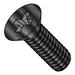 M2.5-0.45X5 Din 965 Metric Phillips Flat Machine Screw 18 8 Stainless Steel Black Oxide 18-8 (Pack Qty 7 000) BC-M2.55MPF188B