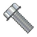 10-32X3/4 Unslotted Indented Hex Head External Sems Machine Screw Full Threaded Zinc (Pack Qty 4 000) BC-1112EH