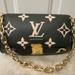 Louis Vuitton Bags | New Louis Vuitton Favorite Bicolor Monogram Empreinte Shoulder Leather Bag | Color: Black/Tan | Size: Os