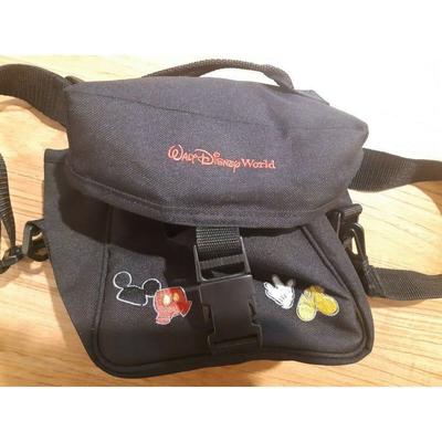 Disney Bags | 3 For $60 Disney World Camera Bag Canvas Mickey Mouse Body Parts Black Shoulder | Color: Black | Size: Os